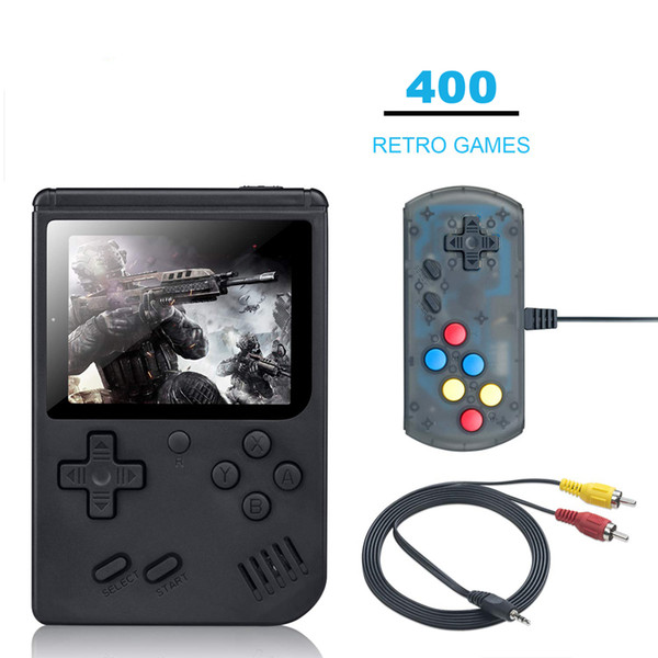 Handheld Game Console 400 Classic Games 3 Inch LCD Screen Portable Retro Video Game Console Support for Connecting TV and Two Players