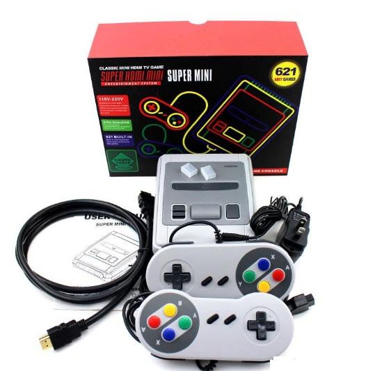 Wholesale HDMI TV Video Handheld Game Console Portable Game Players Can store 621 Nes Games with retail box