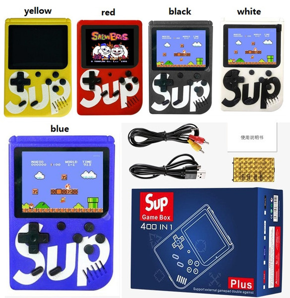 Cheapest Mini Handheld Game Console SUP Plus Portable Nostalgic Game Player 8 Bit 400 in 1 FC Games Color LCD Display Game Player