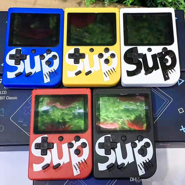 Sup game box Retro Portable Mini Handheld Game Console 3.0 Inch Kids Game Player With 1000mAh Battery TV Out DHL free