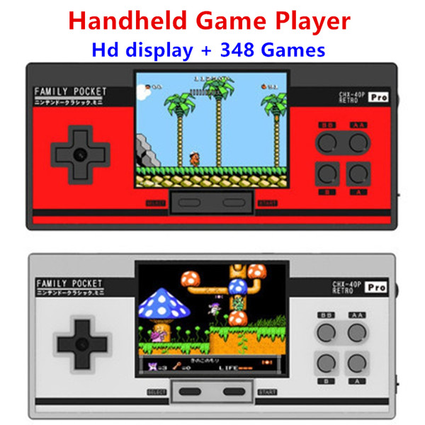 New Hot Handheld Game Players Family Pocket CHX-40P Pro Retro FC Mini Handheld Game Console Nostalgic FC Games Player Retro Game Consoles