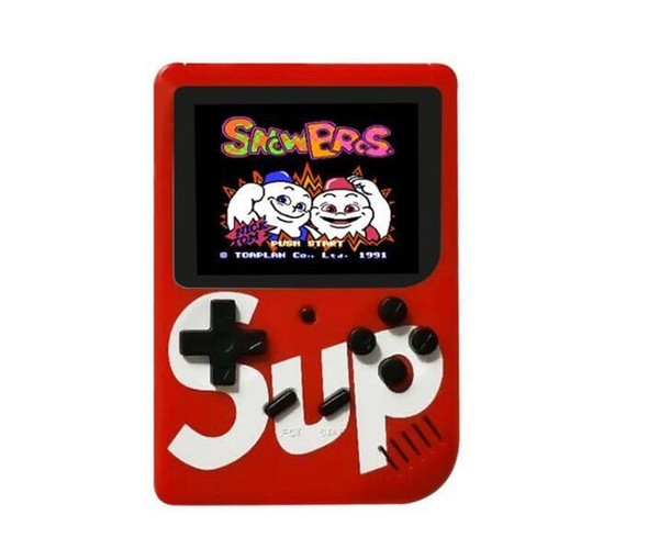 New SUP Mini Handheld Game Console Sup Plus Portable Nostalgic Game Player 8 Bit 129 168 300 400 in 1 FC Games Color LCD Display Game Player