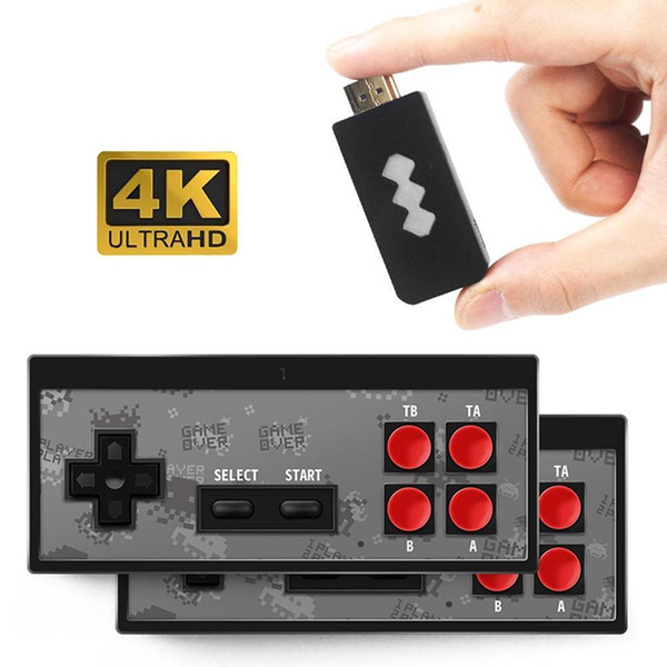 4K HD Y2 Retro Game Console Support 2 Players HDMI Video 568-In Classic Video Games USB Handheld Infrared Retro Gamepad Controller