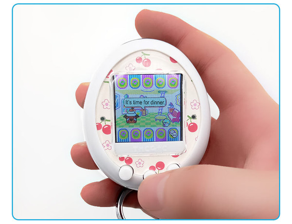 Best Quality Qpet Colorful screen electronic pet gaming console For Kids Cute game Console for child digital pet egg vs tamagotchi