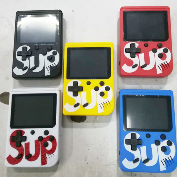 Mini Handheld Game Console SUP Plus Portable Nostalgic Game Player 8 Bit 129 168 300 400 in 1 FC Games Color LCD Display Game Player