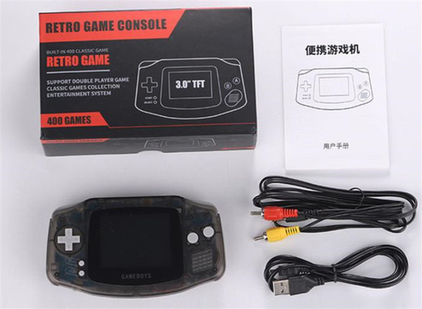 RS-5 Portable Mini Handheld Game Console Can Store 400 Games 8-Bit 3.0 Inch Color LCD Game Player