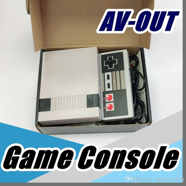 Sale Mini TV RCA Video AV-OUT Game Console Handheld mini pc for NES Games lift open BOX with retail Small box A-JY