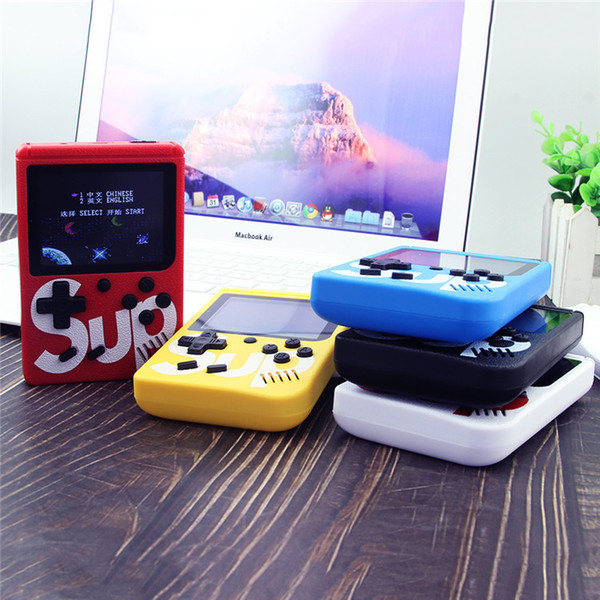 SUP Games Console 400 in 1 Portable Handheld Game Pad Retro 8 bit 3 Inches Color LCD Display Best Gifts for Kids