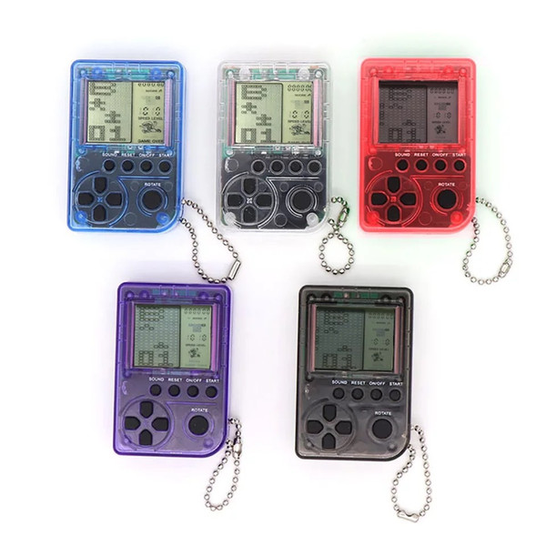 New Mini Handheld video Game Console Portable Retro 26 in 1 MODEL key chain LCD Game Player For Game 5.5*3.6cm