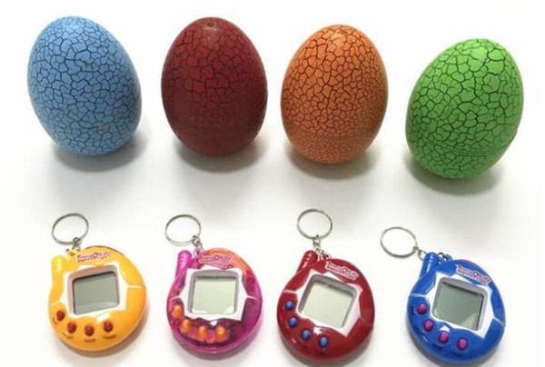 Portable Game Players Electronic Pets Toys Tumbler Cracked Egg Toys Nostalgic Virtual Cyber Digital Pet Puzzle Games Pet Toys