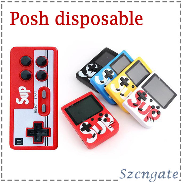 Hot SUP Mini Handheld Game Console Sup Plus Portable Nostalgic Game Player 8 Bit 400 in 1 FC Games Color LCD Display Game Player