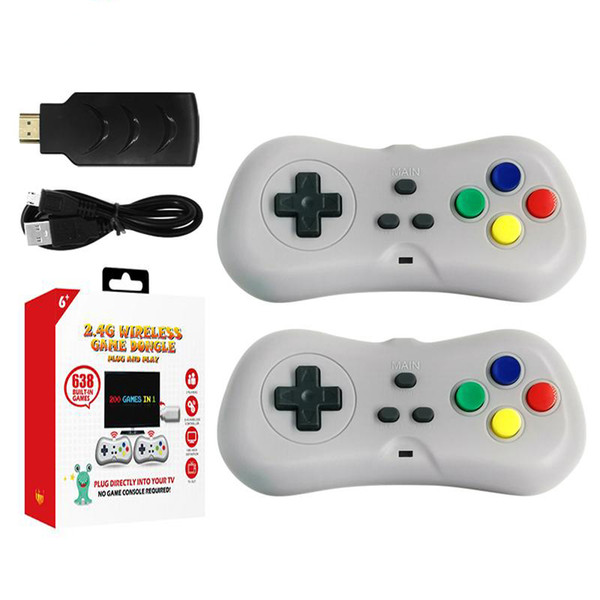 Wireless Super Mini TV Video game players Console with Gamepad Handheld Player Console 2.4G WG01 for Kids Gift Game