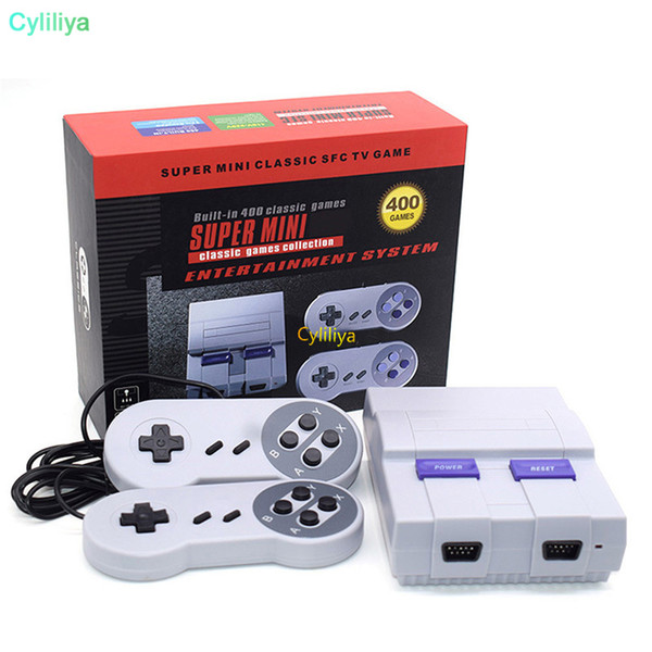 Mini Can store 400 Game Console Video Handheld for SNES and nes games consoles with retail box