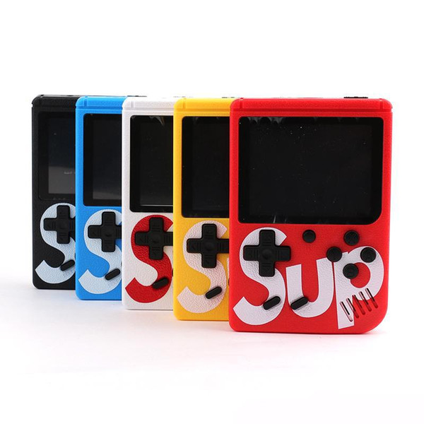 Nostalgic Host SUP Mini Handheld Game Console single Portable Game Player 8 Bit 400 in 1 FC Games Color LCD Display Game Player