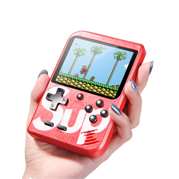 400 portable sup games player 3.0 inch TFT 8 bit classic retro games console with one joystick console