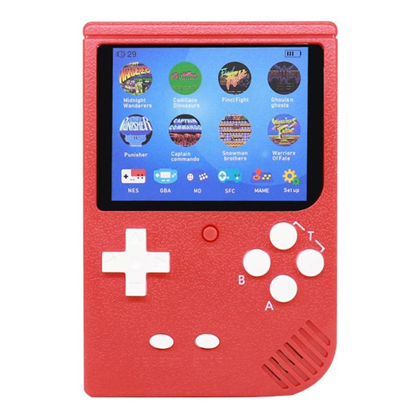 1PCS 5-In-1 Handheld TF Card Support Downloads Built-In 5 Simulator FC GBA NES MD MAME Handheld Game Console Handheld Games