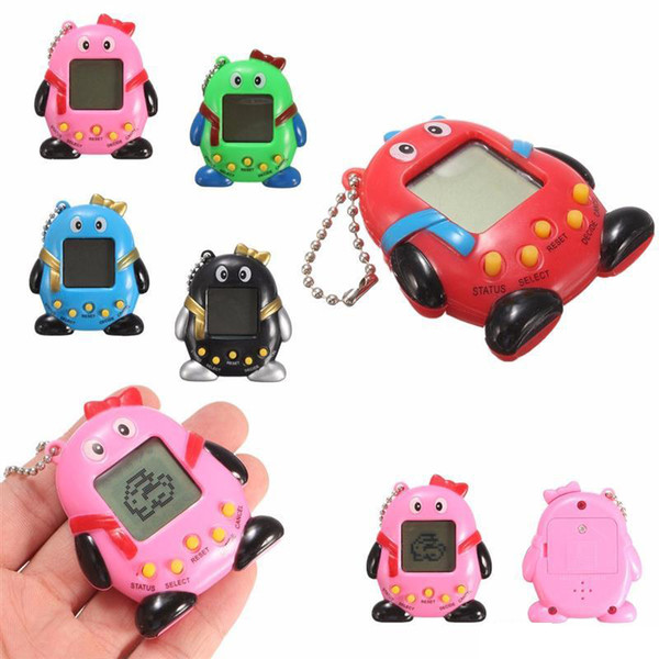 Penguin 168 Pets 90S Nostalgic Virtual Pet Cyber Pet Digital Pet Tamagotchi Penguins E-pet Gift Toy Handheld Game Machine Christmas Gift