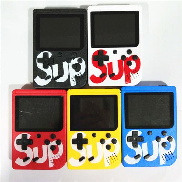 SUP 400 IN 1 Game BOX Console Plus Handheld GAME PAD Colorful LCD Screen Game Players with retail box