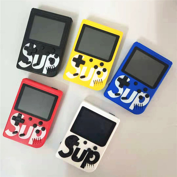 Factory Direct Sell SUP Mini Handheld Game Console Sup Plus Portable Nostalgic Game Player 8 Bit 400 Games FC Games Color LCD Player