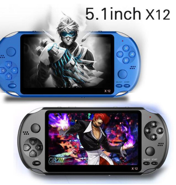 X12 Handheld Game Player 8GB Memory Portable Video Game Consoles with 5.1