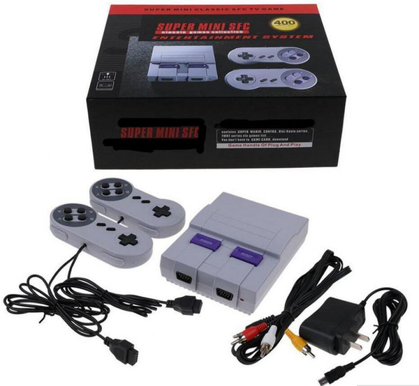 Mini Can store 400 Game Console Video Handheld for SNES and nes games consoles with retail box