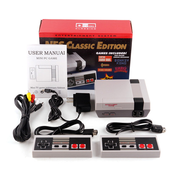 Classic Game TV Video Handheld Console Newest Entertainment System Classic Games For 500 New Edition Model NES Mini Game Consoles free DHL