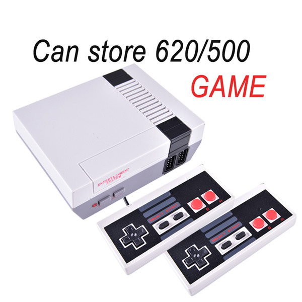 Mini TV Game Console can store 620 Video Handheld for NES games consoles with retail boxs free shipping OTH733