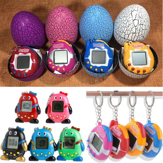 2017 Tamagotchi Toys Penguin Colorful Electronic Tamagochi Pets Toys With Tumbler Egg Shape Packaging Christmas Gift Free Shipping