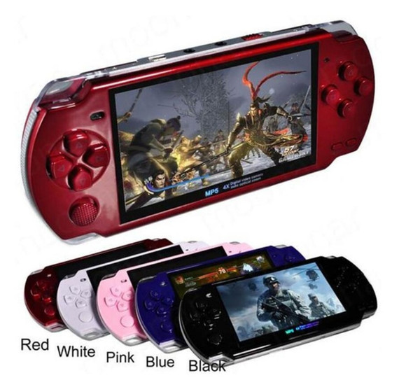 2018 New 4.3 Inch PMP Handheld Game Player MP3 MP4 MP5 Player Video FM Camera Portable 4GB Game Console Free Shipping