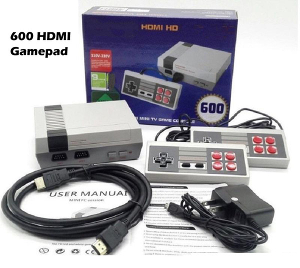 Game Console HDMI Mini Classic TV CoolBaby 600 Model video games handheld game console For 600 NES HD Games Console Christmas Gift