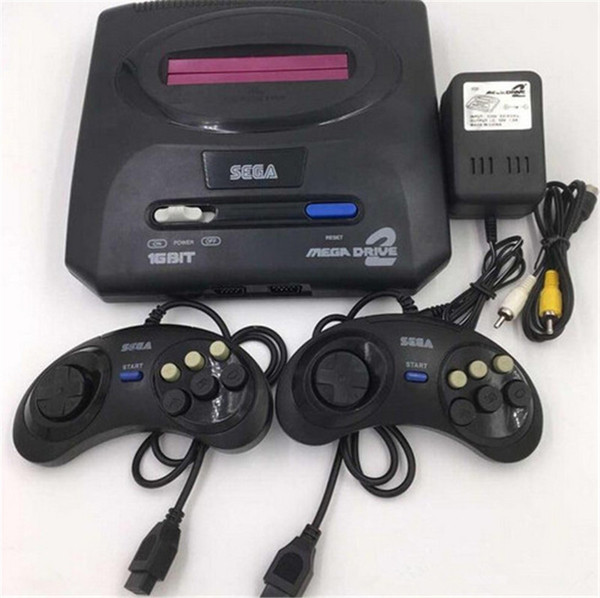 Sega Genesis/MD compact 2 in 1 dual system game console/catridge rom support original game card