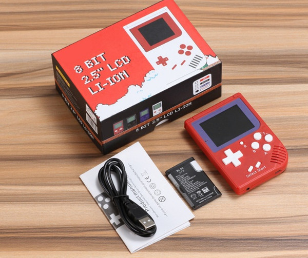 CoolBaby Mini Handheld Game Consoles RS-6 Portable Retro Mini Game Console Color LCD 2.5 Inch Screen Player For FC Game