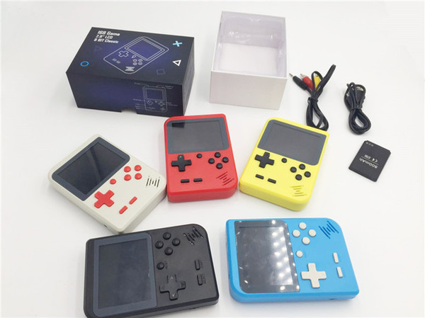 Portable Game Players Handheld Game Console Retro Games Console 2.8 Inch Screen 168 Classic Pocket Game Player TV Output Portable Player