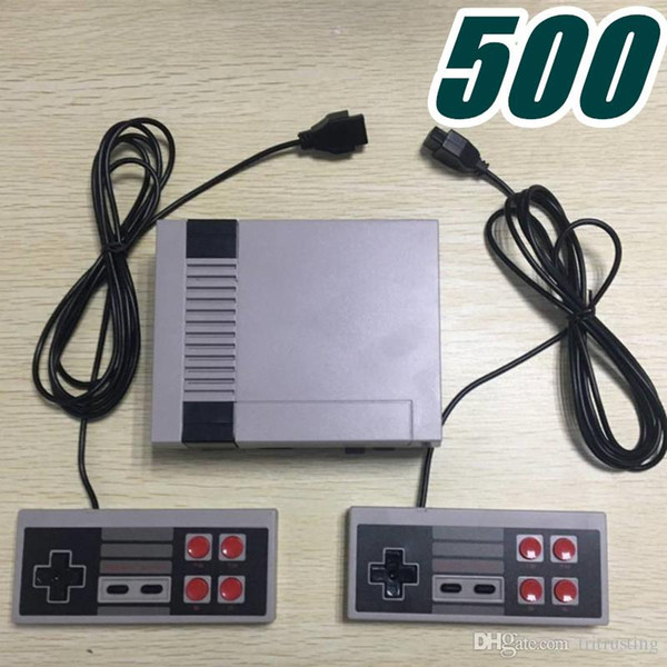 Wholesale sales hot sale New Arrival Mini TV Game Console Video Handheld For NES 500 games consoles with retail boxs MQ50