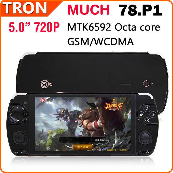 Wholesale-MUCH 78P01 Octa Core 5.0 Inch Gamepad 2G RAM 16G ROM Game Player with Joystick HDMI Button-Mapping Android 4.2