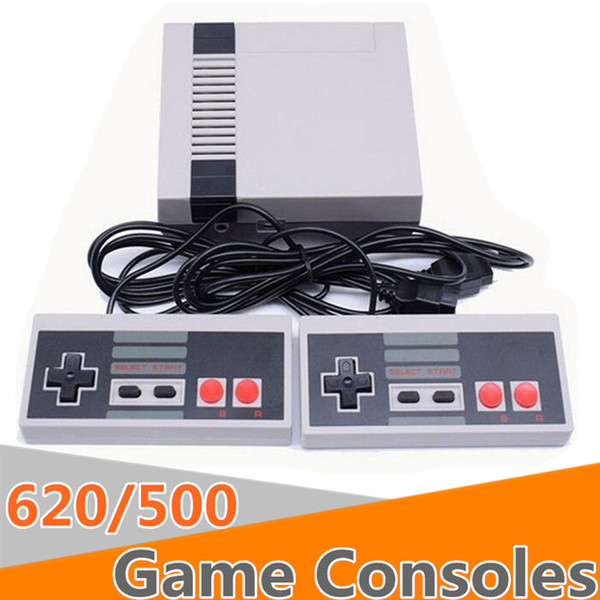 2018 Mini TV can store 620 500 Game Console Video Handheld for NES games consoles with retail boxs dhl