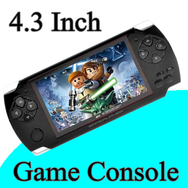 Hot sales! 8GB 4.3 Inch Handheld Game Player MP3 MP4 MP5 Player Video FM Camera Portable Game Console