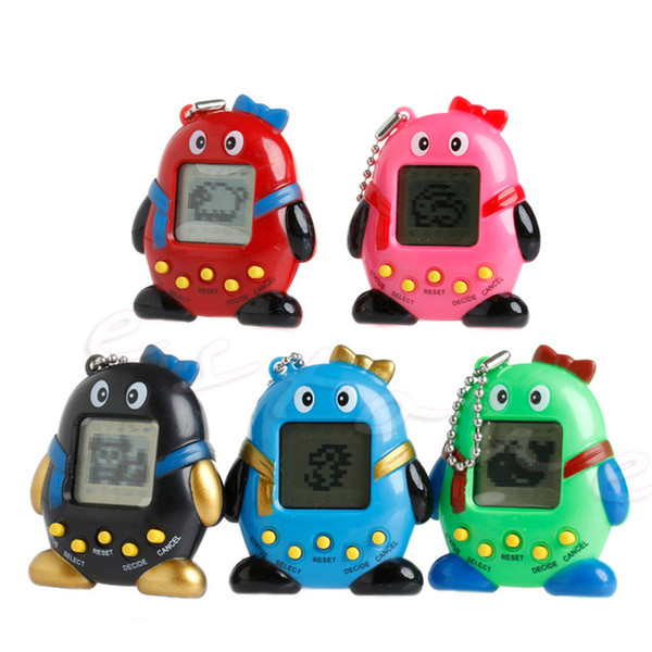 Christmas gift Retro Game Toys Pets In One Funny Vintage Virtual Pet Cyber Toy Tamagotchi Digital Pet Child Game Kids Nostalgic Keychain