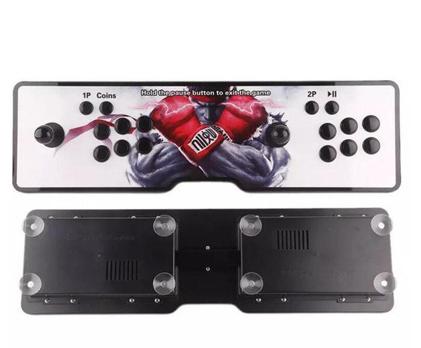 2pcs design,American joystick,The new Pandora box 4S arcade consoles ,680 programs,HDMI VGA out, connected to computer,Add pause and exit