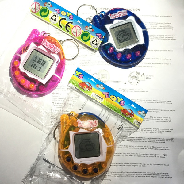 2017 Tamagotchi Electronic Pets Toys 90S Nostalgic 168 Pets in One Virtual Cyber Pet Toy 6 Style Tamagochi Penguins toy