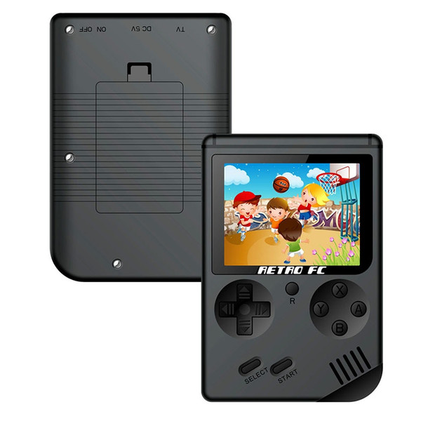 Mini Portable Handheld Game Console Players 3.0 Inch Black 8 Bit Classic Video Handheld Game Console RETRO-FC 07