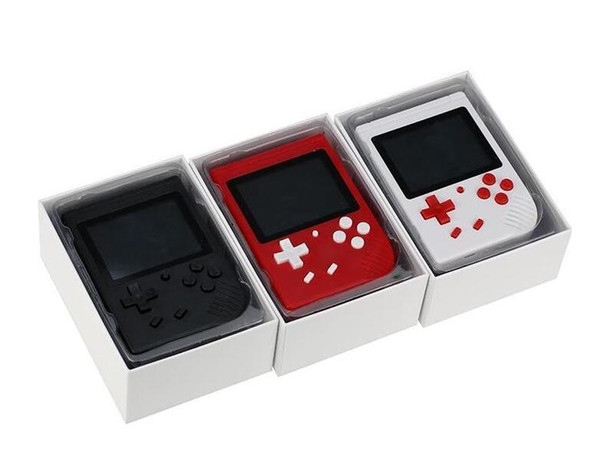 2018 New Upgrade RS-6 Portable Mini Handheld Game Console gift 8Bit 3.0 Inch Color LCD Color Game Player can store 400 games