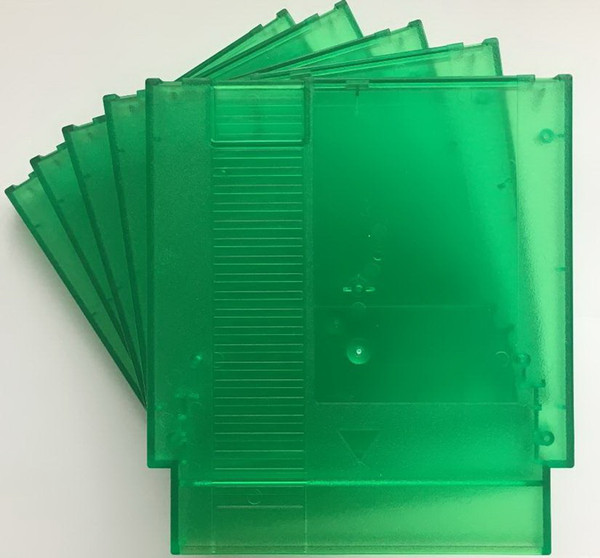 Peppermint Green color 72 Pins Game Cartridge Replacement Plastic Shell For NES Console