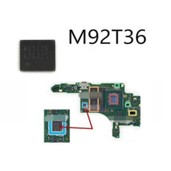 Free shipping Replace M92T36 for Nitendo Switch USB-C Charging Charge Power Chip IC Repair Parts(Pulled)