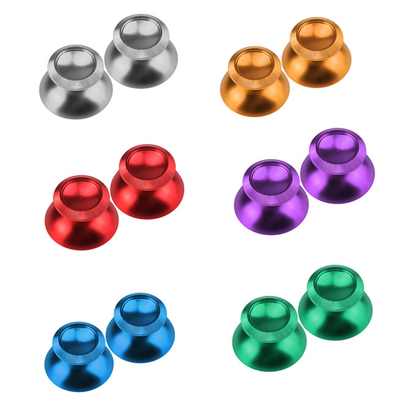 Metal Aluminum Joystick Thumbsticks Analogue Thumb Stick Cap Cover for Sony PS3 Controller DHL FEDEX EMS FREE SHIPPING