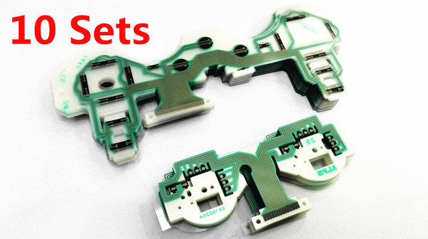 10 Original Version Controller Vibration Conductive Keypad flex Film Cable Circuit Board Part For Playstation 3 PS3 Controller