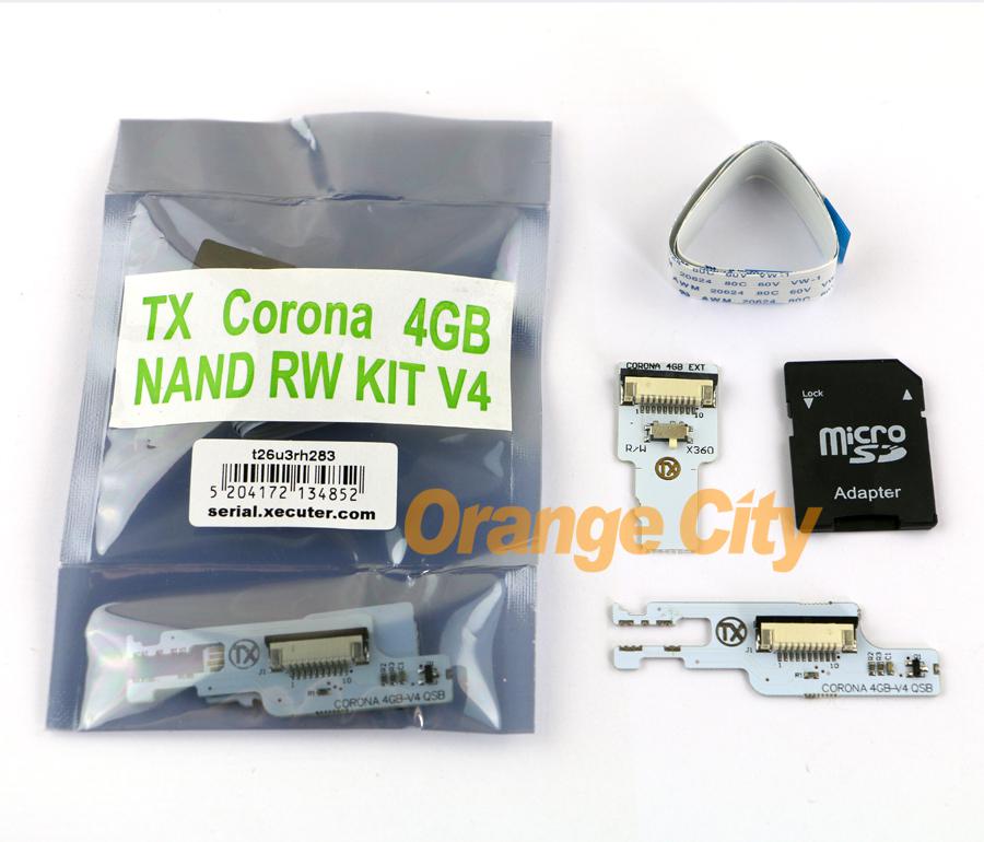 TX CORONA 4GB NAND RW KIT 4GB SD For Xbox 360 (QSB V4) OEM CHINA