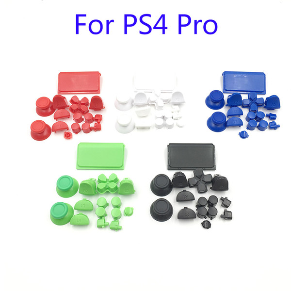 Full Butons Set For PlayStation 4 PS4 Pro Controller JDM-040 JDS 040 R2 L2 R1 L1 Trigger Button Dpad ABXY DHL FEDEX EMS FREE SHIPPING