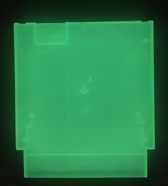 Glowing in the Dark 72 Pins Game Cartridge Replacement Plastic Shell For NES Console