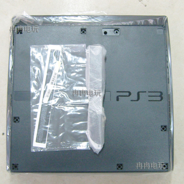 black white case shell for ps3 slim full housing shell case console case for ps3 slim with logo-made in China 2500